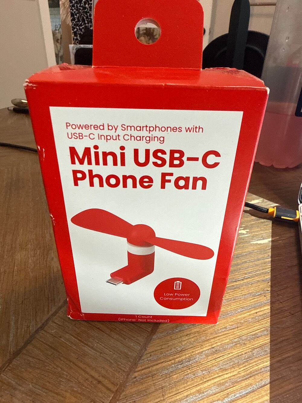 Mini USB – the phone fan